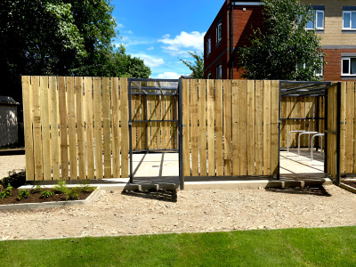 20 Space Wooden Bike Shelter