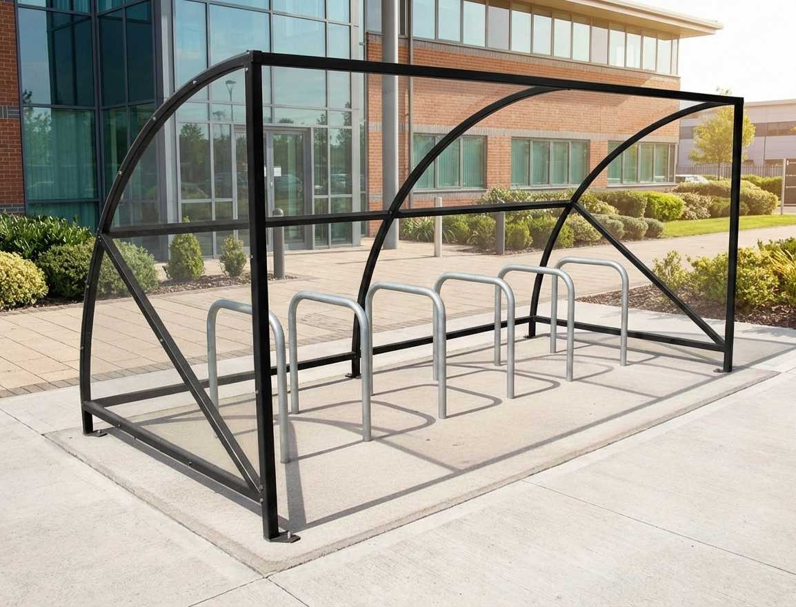 12 Space Bike Shelter Image