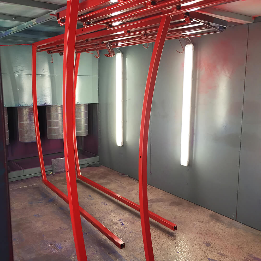 Bike Dock Solutions Powder Coating Facility